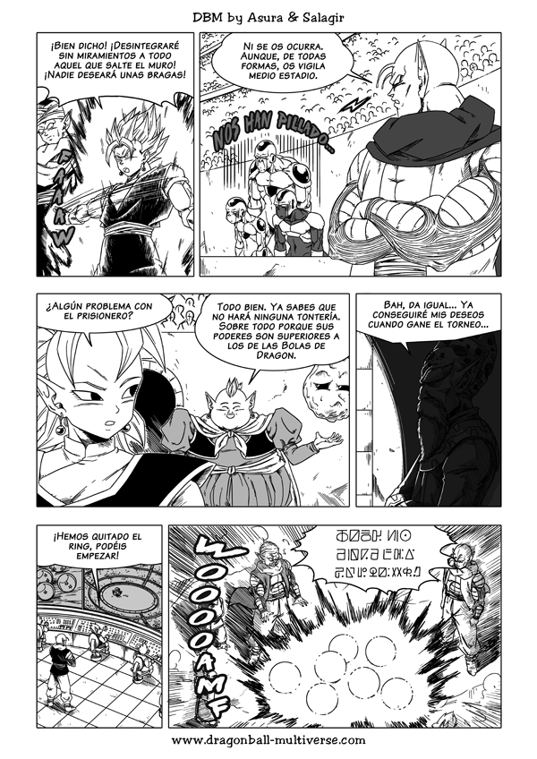 DBM Extra page! Kakarotto Golden Ozaru vs Vegeta by dsp27 on