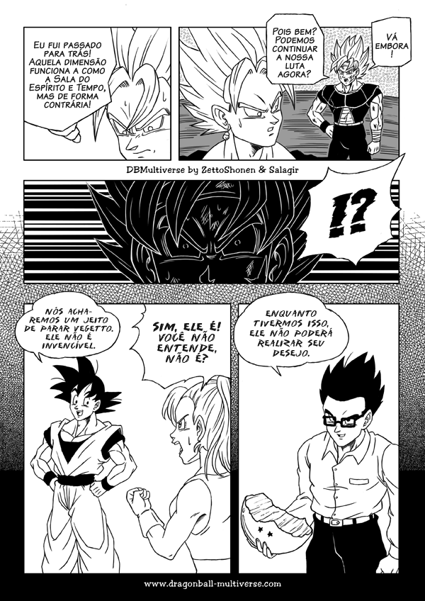 Impressionantes páginas para colorir de Goku e Vegeta - páginas
